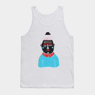 PORTRAIT OF ONE NOSTALGIC MAN Tank Top